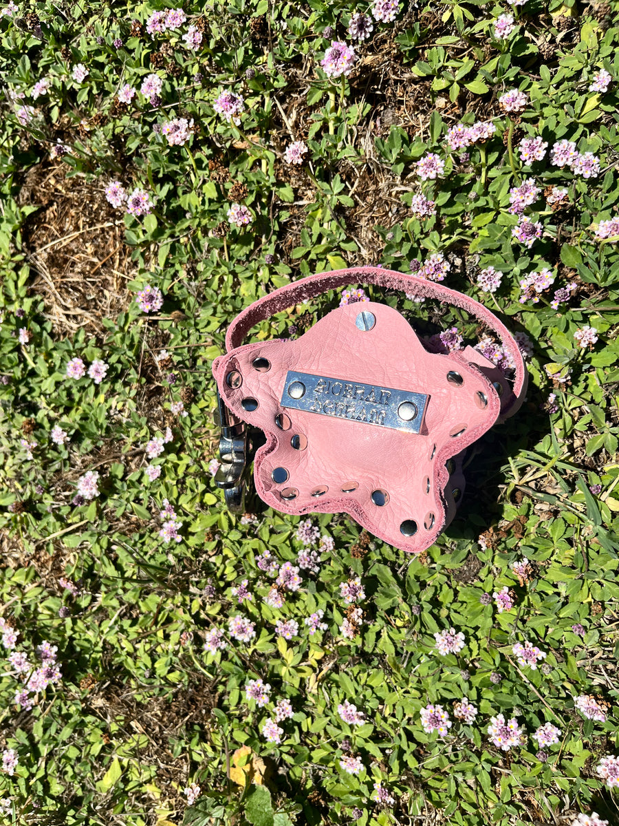 Daisy Charm Keychain Strawberry Milk