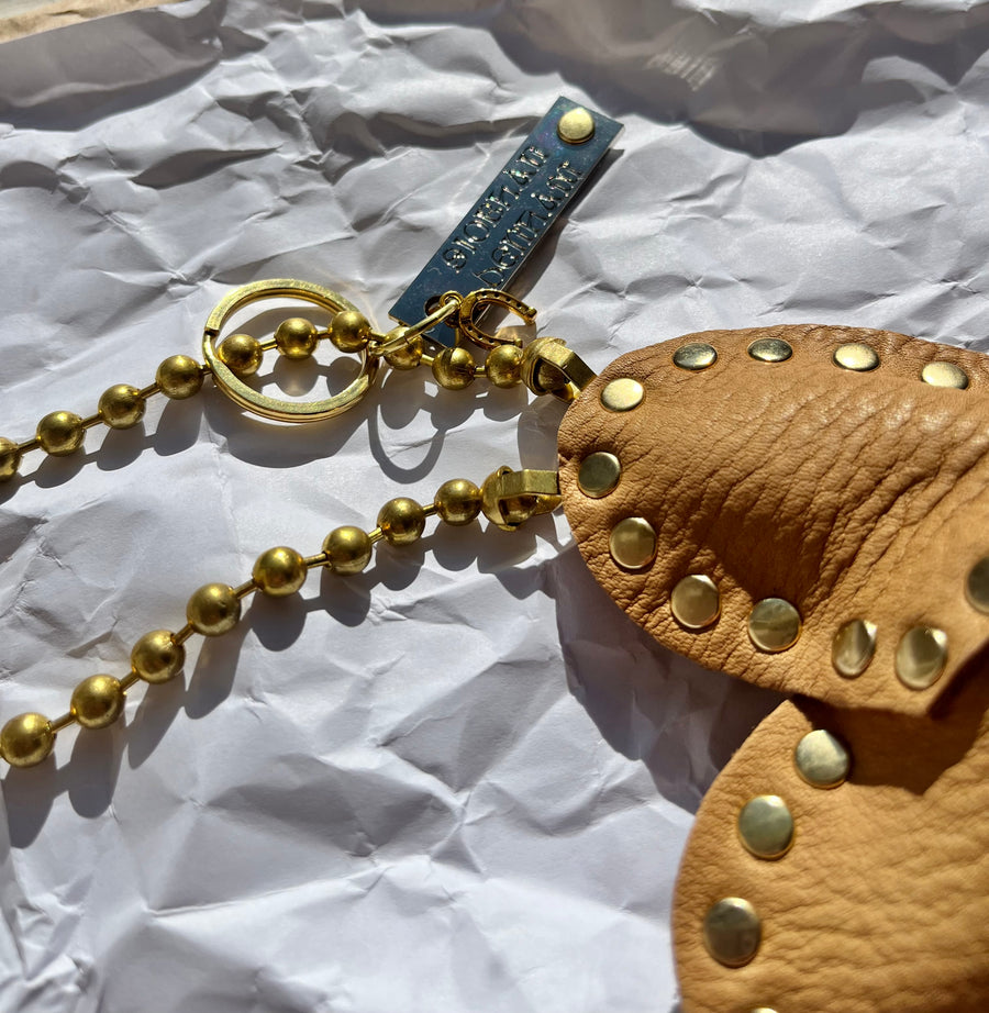 Key to my Heart Charm Brown Sugar