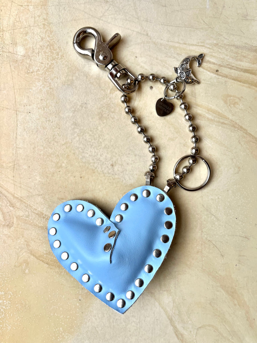 Key to my Heart Charm Angel Blue 2