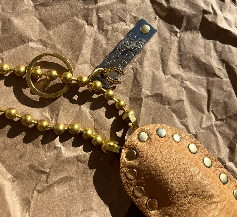 Key to my Heart Charm Brown Sugar