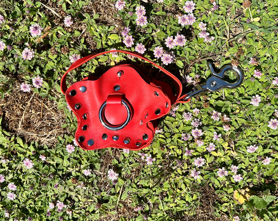 Daisy Charm Keychain Ruby