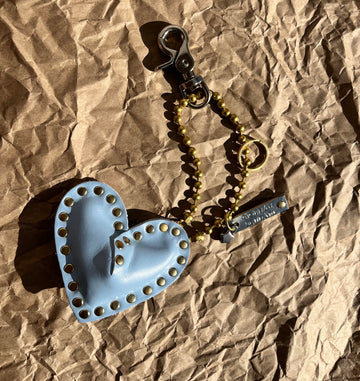 Key to my Heart Charm Angel Blue