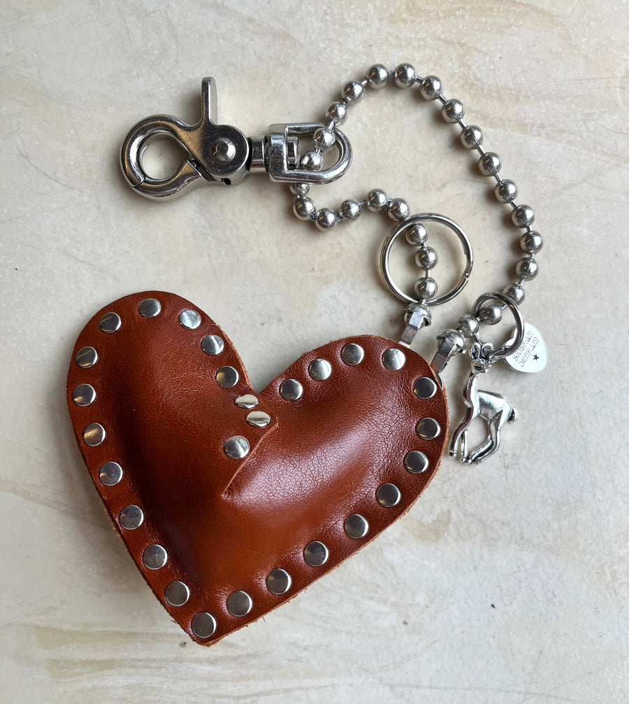 Key to my Heart Charm Caramello