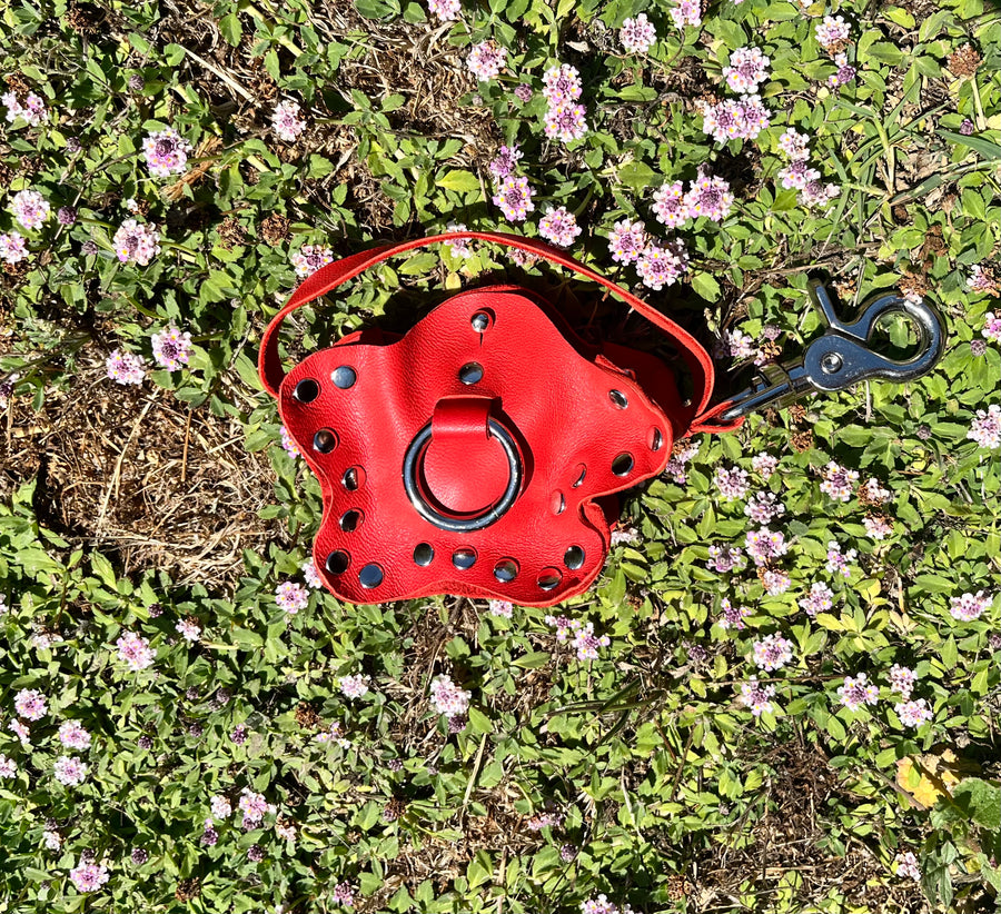 Daisy Charm Keychain Ruby