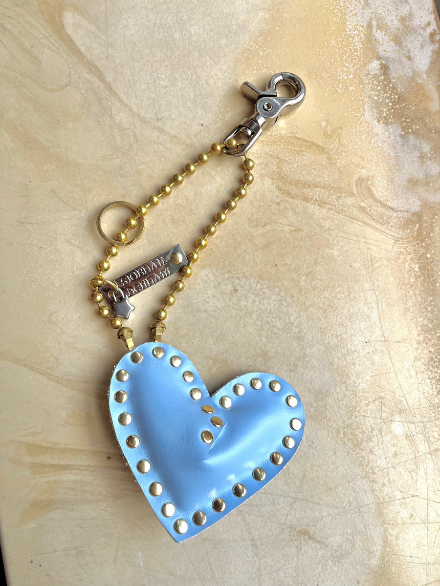 Key to my Heart Charm Angel Blue