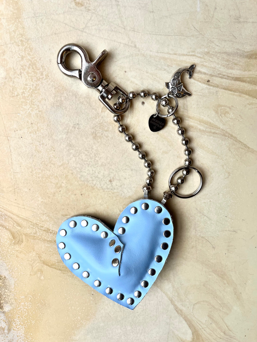 Key to my Heart Charm Angel Blue 2