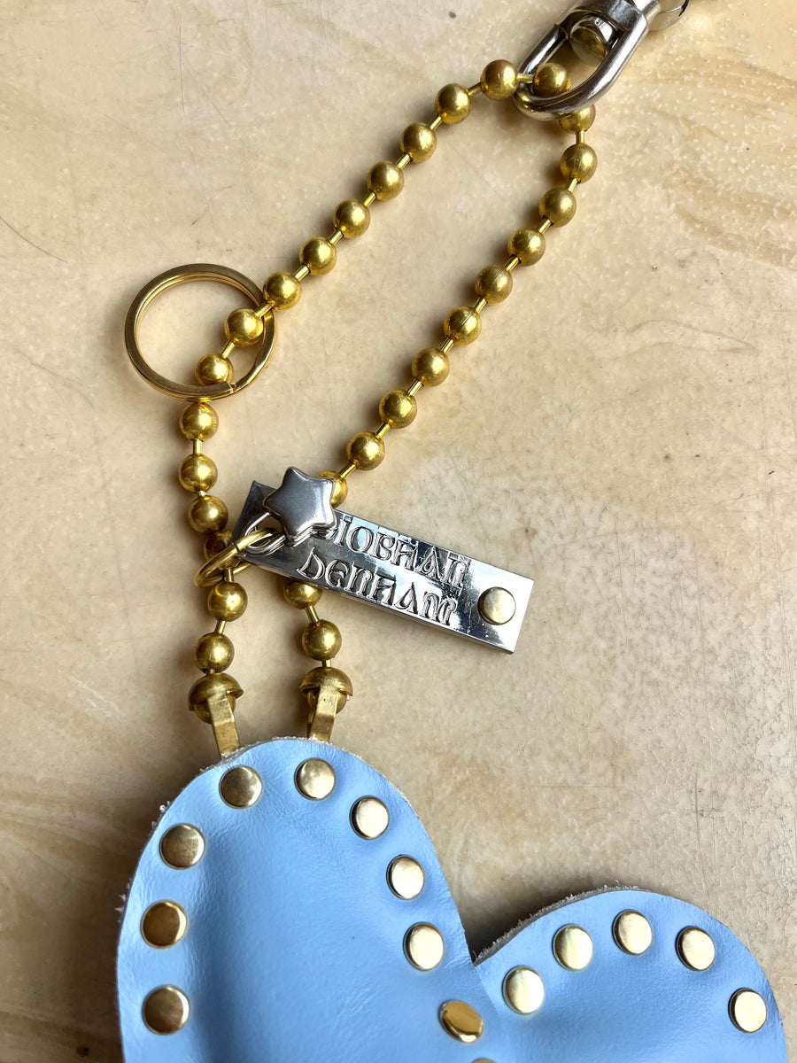 Key to my Heart Charm Angel Blue