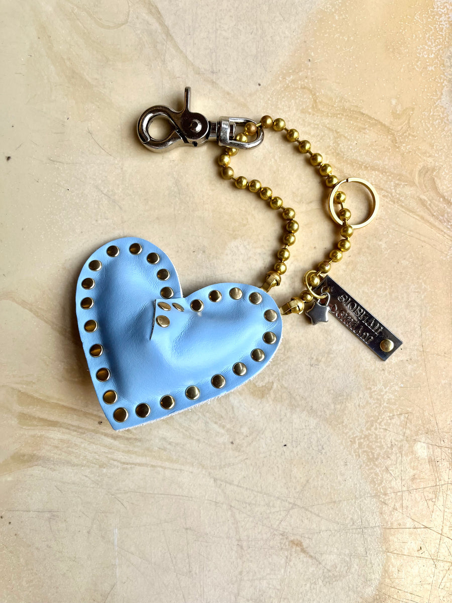 Key to my Heart Charm Angel Blue