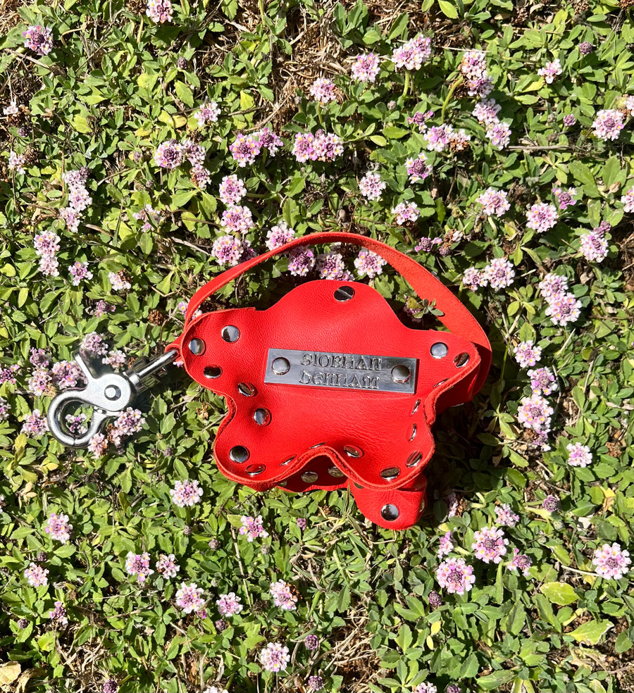 Daisy Charm Keychain Ruby