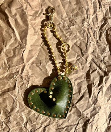 Key to my Heart Charm Green Cacti