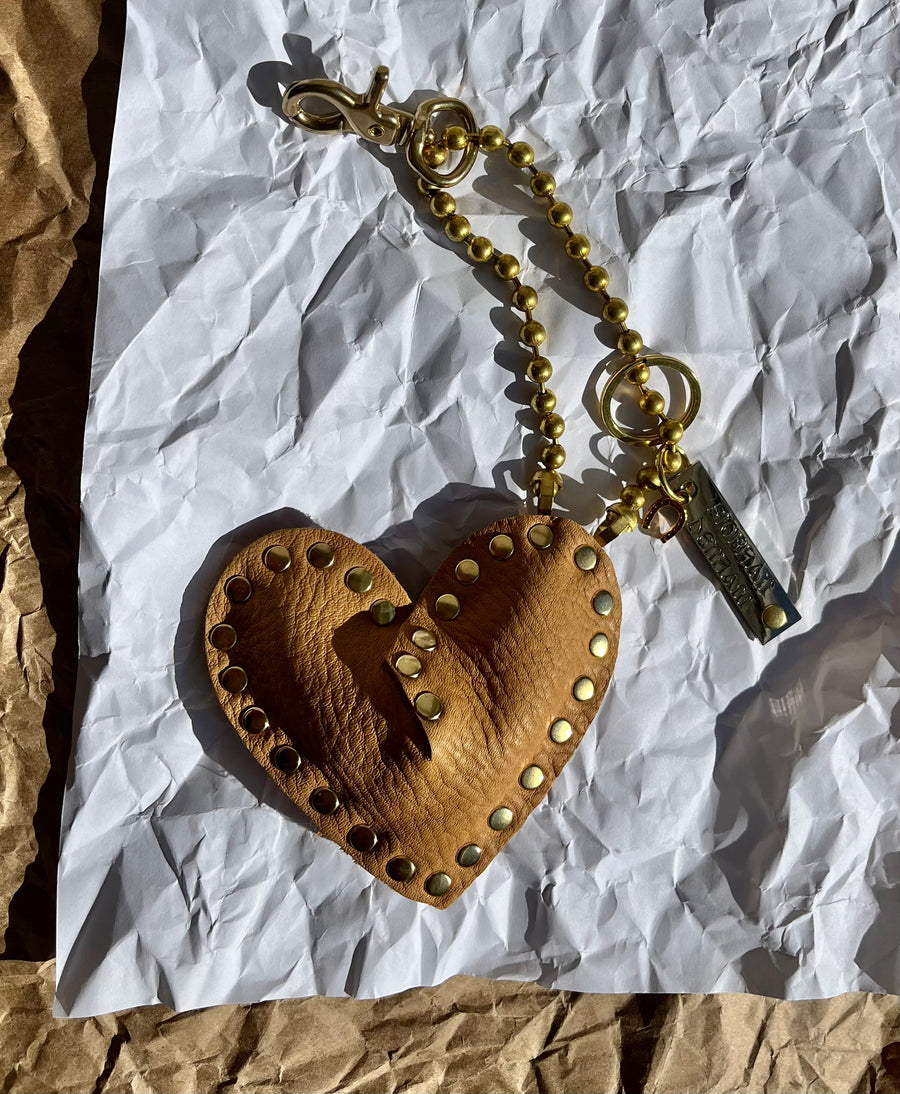 Key to my Heart Charm Brown Sugar