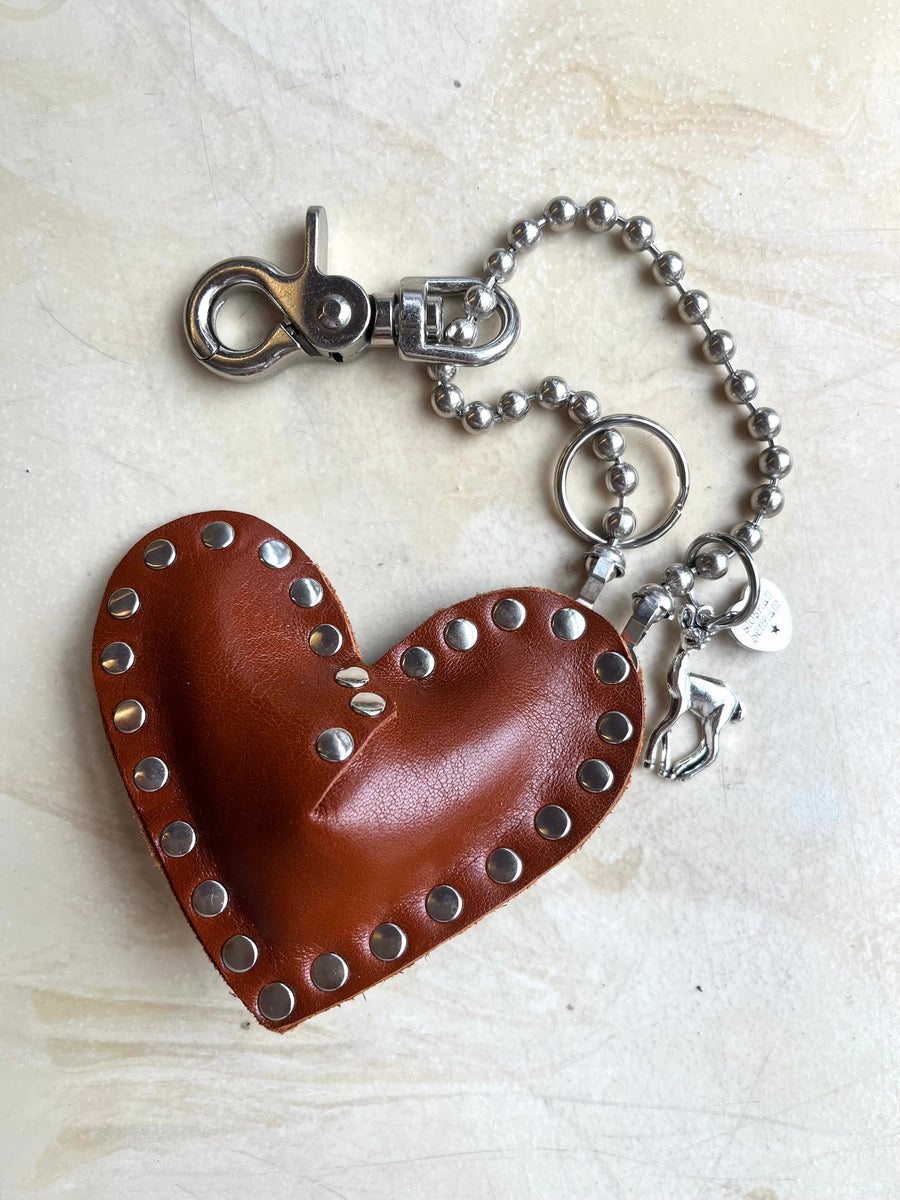 Key to my Heart Charm Caramello