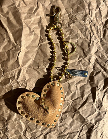 Key to my Heart Charm Brown Sugar