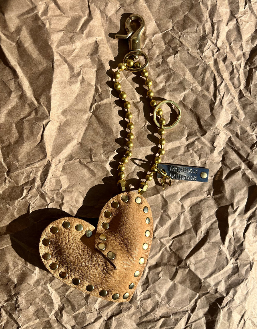 Key to my Heart Charm Brown Sugar